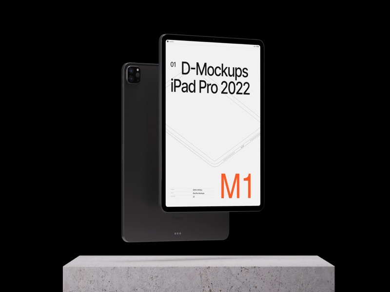 D-Mockups: iPad Pro, Scene 01