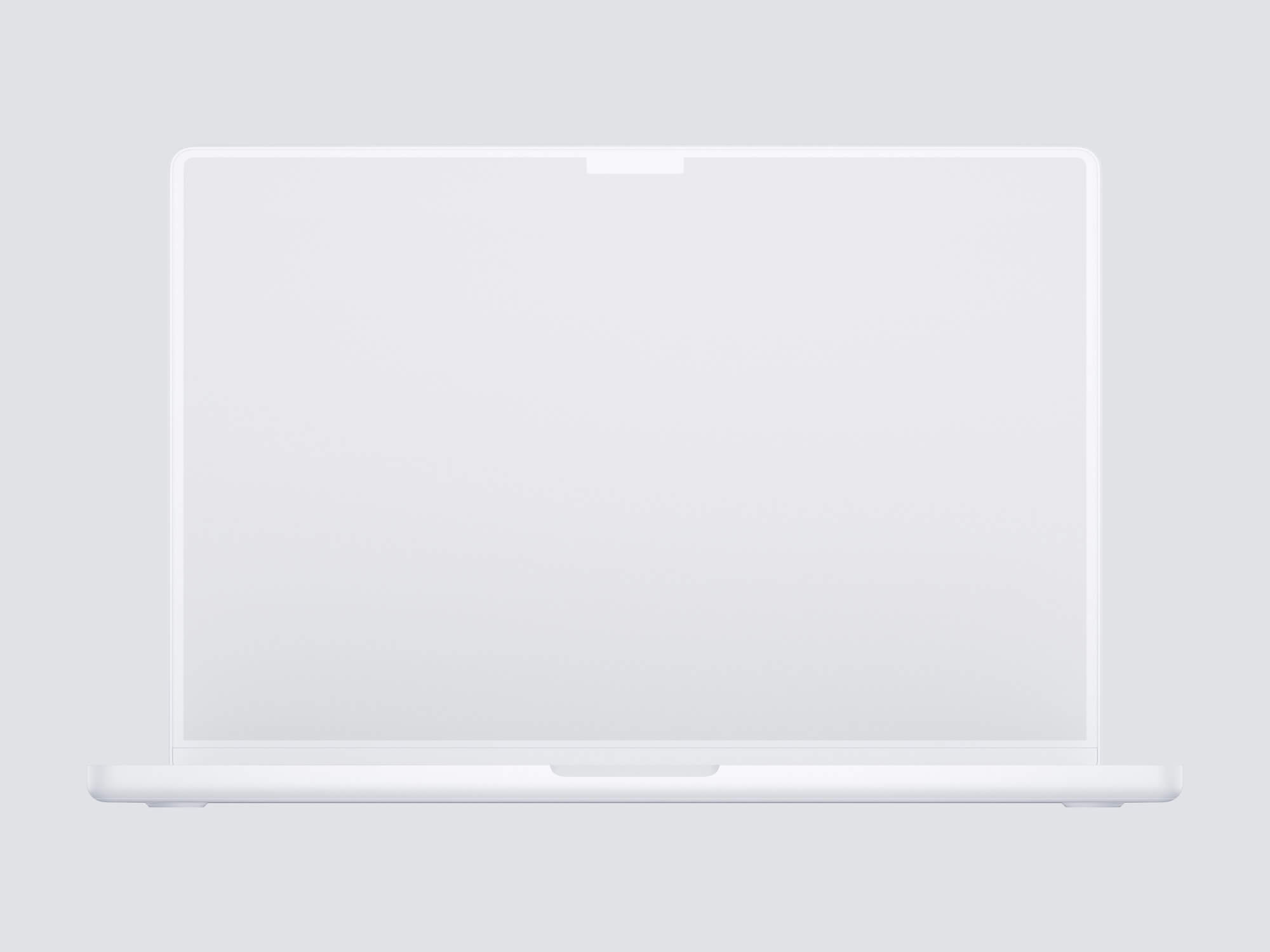 MacBook Pro 16 inch Clay Mockups, Scene 06