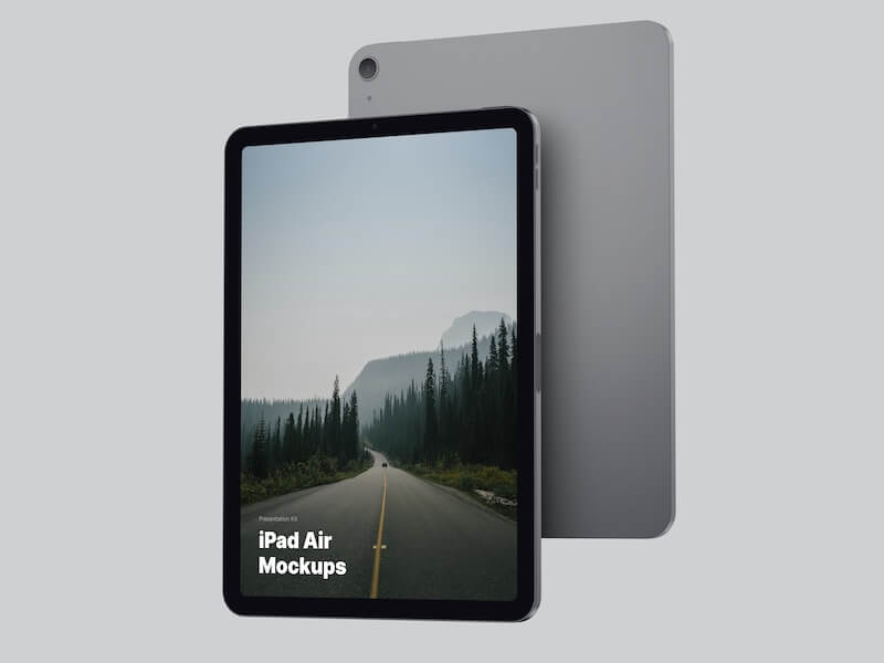 iPad Air (2020) Realistic Mockups, Scene 01